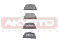 КОЛОДКИ ТОРМОЗНЫЕ ЗАДНИЕ AKD-38205