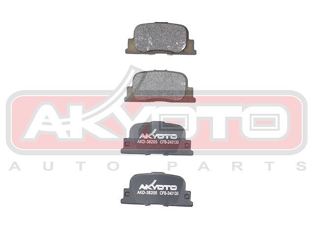 КОЛОДКИ ТОРМОЗНЫЕ ЗАДНИЕ AKD-38205