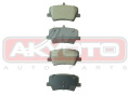 КОЛОДКИ ТОРМОЗНЫЕ ДИСКОВЫЕ ЗАДНИЕ AKD-17202