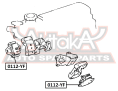 ПОДУШКА ДВИГАТЕЛЯ ПЕРЕДНЯЯ 2Y/3Y/4Y 0112-YF