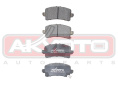 КОЛОДКИ ТОРМОЗНЫЕ ДИСКОВЫЕ ЗАДНИЕ AKD-38203