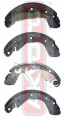 КОЛОДКИ ТОРМОЗНЫЕ БАРАБАННЫЕ ЗАДНИЕ AKS-0533