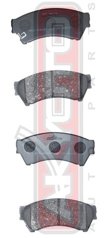 КОЛОДКИ ТОРМОЗНЫЕ ДИСКОВЫЕ ПЕРЕДНИЕ AKD-5806