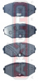 КОЛОДКИ ТОРМОЗНЫЕ ДИСКОВЫЕ ПЕРЕДНИЕ AKD-1311