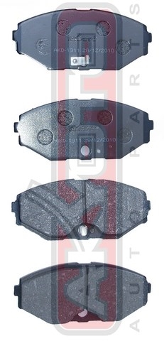 КОЛОДКИ ТОРМОЗНЫЕ ДИСКОВЫЕ ПЕРЕДНИЕ AKD-1311