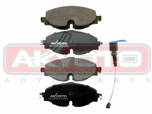 КОЛОДКИ ТОРМОЗНЫЕ ДИСКОВЫЕ ПЕРЕДНИЕ AKD-23108