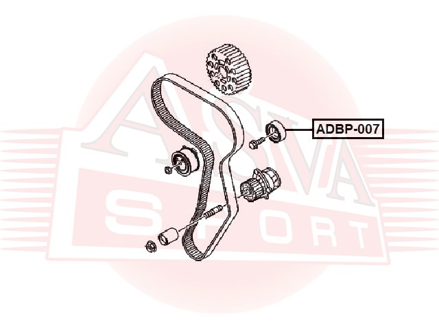 РОЛИК НАТЯЖНОЙ ADBP-007