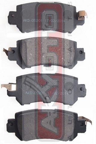 КОЛОДКИ ТОРМОЗНЫЕ ДИСКОВЫЕ ЗАДНИЕ AKD-05201