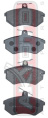 КОЛОДКИ ТОРМОЗНЫЕ ДИСКОВЫЕ ПЕРЕДНИЕ AKD-1009