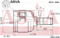 ШРУС ВНУТРЕННИЙ 22x35x25 MTIU-5035