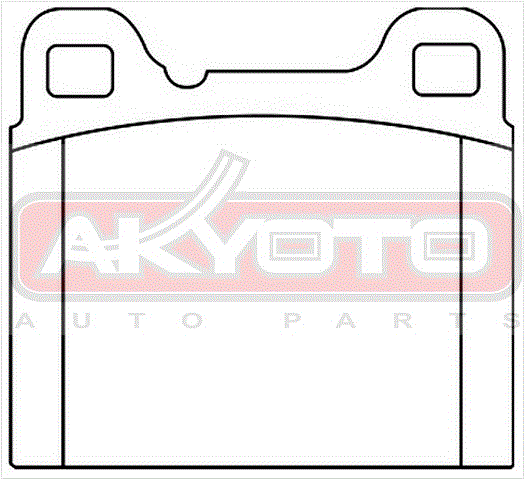 КОЛОДКИ ТОРМОЗНЫЕ ДИСКОВЫЕ ЗАДНИЕ AKD-1022