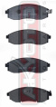 КОЛОДКИ ТОРМОЗНЫЕ ДИСКОВЫЕ ПЕРЕДНИЕ AKD-3810