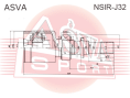 ШРУС ВНУТРЕННИЙ ПРАВЫЙ 24X33X27 NSIR-J32