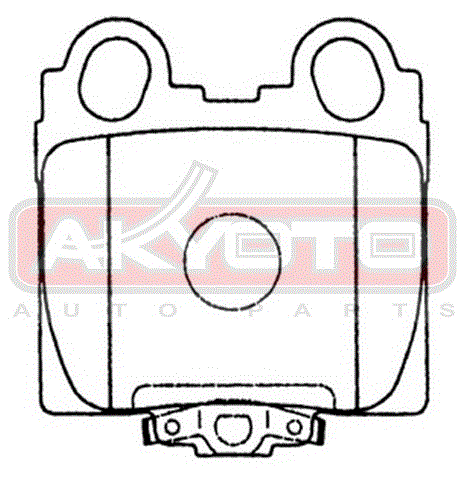 КОЛОДКИ ТОРМОЗНЫЕ ДИСКОВЫЕ ЗАДНИЕ AKD-1421