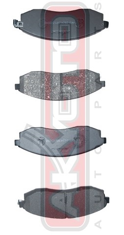 КОЛОДКИ ТОРМОЗНЫЕ ДИСКОВЫЕ ПЕРЕДНИЕ AKD-2824