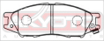 КОЛОДКИ ТОРМОЗНЫЕ ДИСКОВЫЕ ПЕРЕДНИЕ AKD-1210