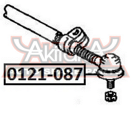 НАКОНЕЧНИК РУЛЕВОЙ ПРАВЫЙ 0121-087