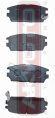 КОЛОДКИ ТОРМОЗНЫЕ ДИСКОВЫЕ ЗАДНИЕ AKD-3272