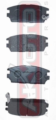 КОЛОДКИ ТОРМОЗНЫЕ ДИСКОВЫЕ ЗАДНИЕ AKD-3272