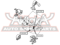 ПОДУШКА ДВИГАТЕЛЯ ПЕРЕДНЯЯ MT/CVT 0412-CW5F
