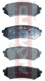 КОЛОДКИ ТОРМОЗНЫЕ ДИСКОВЫЕ ЗАДНИЕ AKD-1207