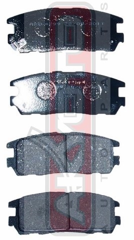 КОЛОДКИ ТОРМОЗНЫЕ ДИСКОВЫЕ ЗАДНИЕ AKD-4299