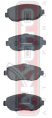 КОЛОДКИ ТОРМОЗНЫЕ ДИСКОВЫЕ ПЕРЕДНИЕ AKD-1324