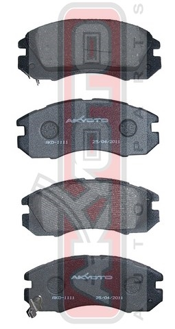 КОЛОДКИ ТОРМОЗНЫЕ ДИСКОВЫЕ ПЕРЕДНИЕ AKD-1111