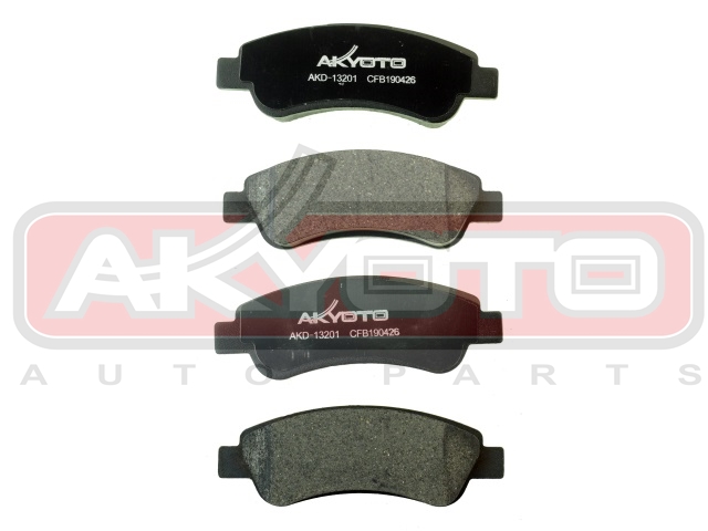 КОЛОДКИ ТОРМОЗНЫЕ ДИСКОВЫЕ ЗАДНИЕ AKD-13201