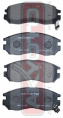 КОЛОДКИ ТОРМОЗНЫЕ ДИСКОВЫЕ ПЕРЕДНИЕ AKD-1120
