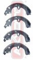 КОЛОДКИ ТОРМОЗНЫЕ БАРАБАННЫЕ ЗАДНИЕ AKS-2001