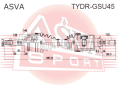 ПРИВОДНОЙ ВАЛ ПРАВЫЙ TYDR-GSU45