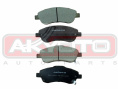 КОЛОДКИ ТОРМОЗНЫЕ ДИСКОВЫЕ ПЕРЕДНИЕ AKD-0304