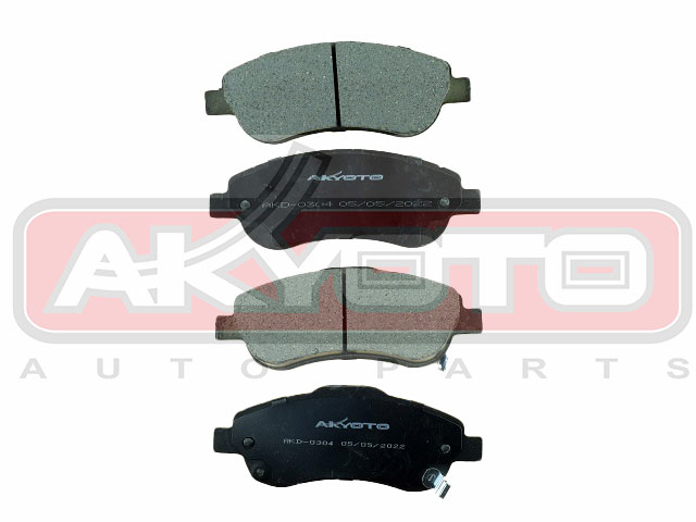 КОЛОДКИ ТОРМОЗНЫЕ ДИСКОВЫЕ ПЕРЕДНИЕ AKD-0304