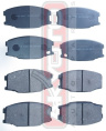 КОЛОДКИ ТОРМОЗНЫЕ ДИСКОВЫЕ ПЕРЕДНИЕ AKD-3407