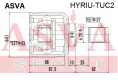 ШРУС ВНУТРЕННИЙ ЗАДНИЙ 23x41x27 HYRIU-TUC2