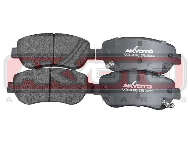 КОЛОДКИ ТОРМОЗНЫЕ ДИСКОВЫЕ ПЕРЕДНИЕ AKD-34103