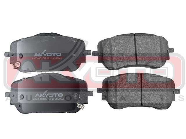КОЛОДКИ ТОРМОЗНЫЕ ДИСКОВЫЕ ПЕРЕДНИЕ AKD-40100