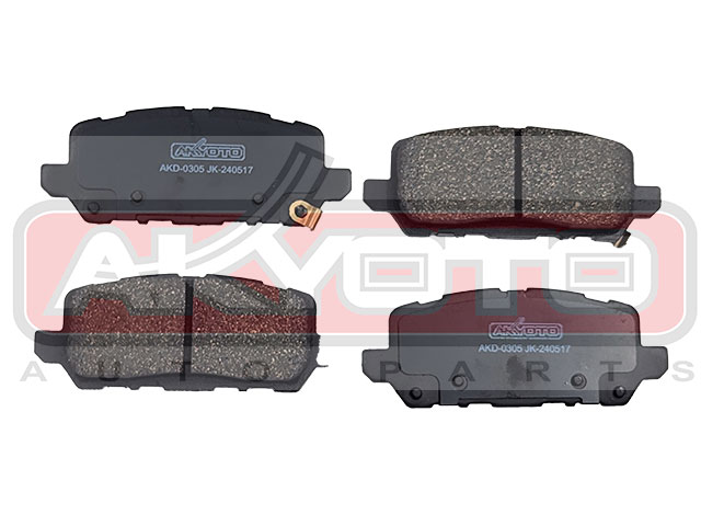 КОЛОДКИ ТОРМОЗНЫЕ ДИСКОВЫЕ ЗАДНИЕ AKD-0305
