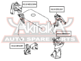 САЙЛЕНТБЛОК ПОДУШКИ ДВИГАТЕЛЯ 0113-ZZE121R