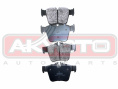 КОЛОДКИ ТОРМОЗНЫЕ ДИСКОВЫЕ ЗАДНИЕ AKD-17105