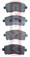 КОЛОДКИ ТОРМОЗНЫЕ ДИСКОВЫЕ ПЕРЕДНИЕ AKD-7390