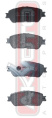 КОЛОДКИ ТОРМОЗНЫЕ ДИСКОВЫЕ ПЕРЕДНИЕ AKD-1480