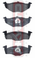 КОЛОДКИ ТОРМОЗНЫЕ ДИСКОВЫЕ ПЕРЕДНИЕ AKD-1057