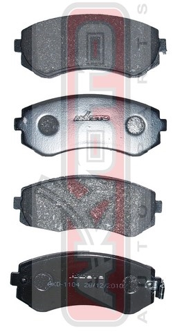 КОЛОДКИ ТОРМОЗНЫЕ ДИСКОВЫЕ ПЕРЕДНИЕ AKD-1104