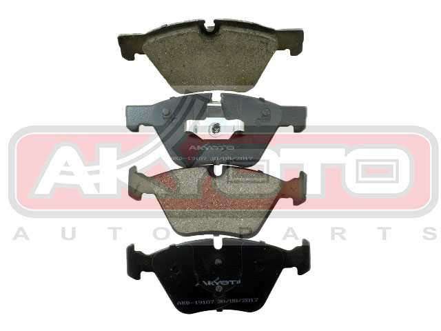 КОЛОДКИ ТОРМОЗНЫЕ ДИСКОВЫЕ ПЕРЕДНИЕ AKD-19107
