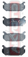 КОЛОДКИ ТОРМОЗНЫЕ ДИСКОВЫЕ ЗАДНИЕ AKD-1164