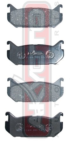 КОЛОДКИ ТОРМОЗНЫЕ ДИСКОВЫЕ ЗАДНИЕ AKD-1164