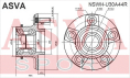 СТУПИЦА ЗАДНЯЯ С КОЛЬЦОМ АБС NSWH-U30A44R