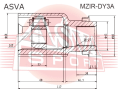 ШРУС ВНУТРЕННИЙ ПРАВЫЙ 20X43X28 MZIR-DY3A